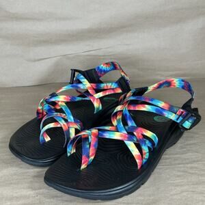 New Chaco Zx2 Tie DyeClassic Strappy Outdoor Sandals Women's Size 8 JCH199868